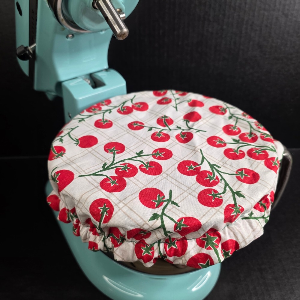 Tomato Vine Daffodils Reversible KitchenAid Mixer Mixing Bowl Cover Baking